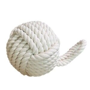 Door Stopper, New Weighted Outdoor Door Stop Decorative Rope Ball